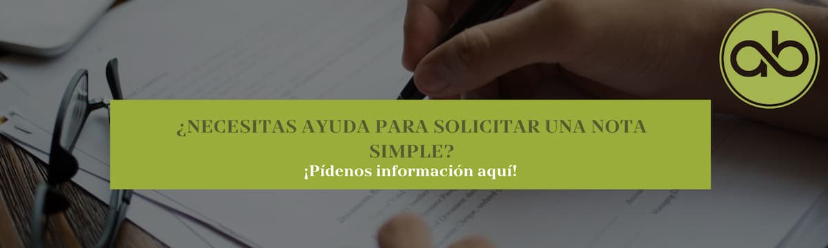 te ayudamos a solicitar nota simple de tu vivienda